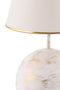 Opviq Lámpara de Mesa Balloon Blanco y Dorado
